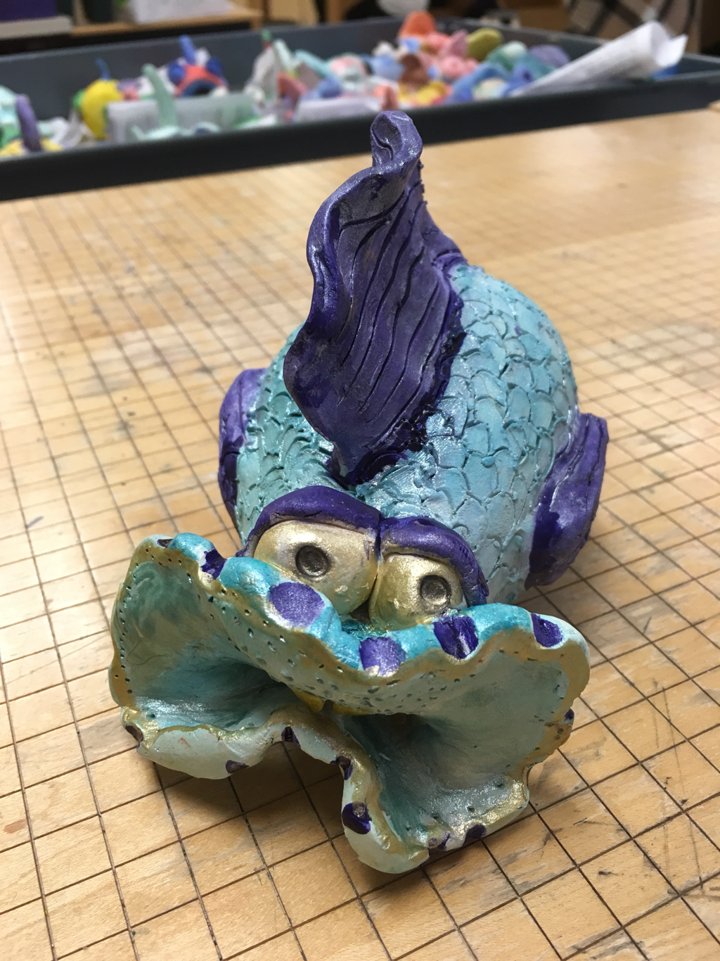 Clay fish student example